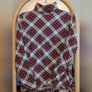 J. Crew Plaid Turtleneck